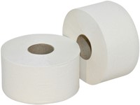 Toiletpapier Euro Products Q5 jumbo klein recycled 2-laags 180m wit 240218-2