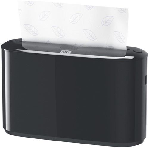 Handdoekdispenser Tork H2 Elevation Xpress countertop zwart 552208