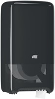 Toiletpapierdispenser Tork T6 Elevation medium duo zwart 557508-2
