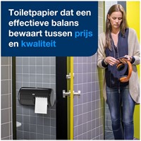 Toiletpapierdispenser Tork T4 Elevation duo zwart 557008-2
