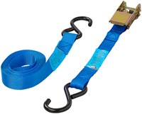 Spanband ProPlus ratel 5 meter met 2 haken blauw-3