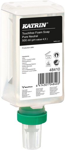 Handzeep Katrin Pure Neutral schuim touchfree 500ml 48410