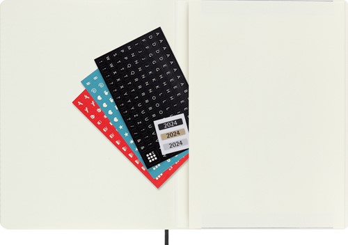 Agenda 2024 Moleskine 12M Planner Weekly 7dag/1pagina extra large 190x250mm soft cover black-3