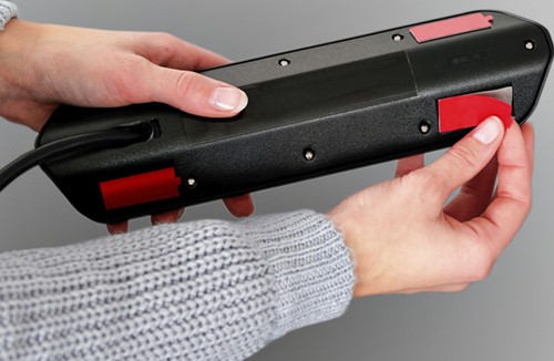 Stekkerdoos Brennenstuhl bureau Estilo 4vdig incl 2 USB 2m zwart/zi-6