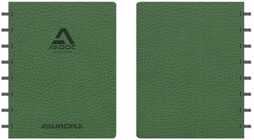 Schrift Adoc Business A5 lijn 144 pagina's 90gr groen