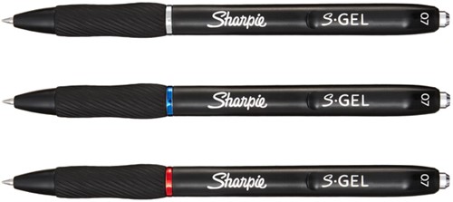 Gelschrijver Sharpie S-gel medium assorti blister à 3 stuks-3