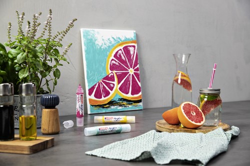 Acrylmarker edding e-5400 3D double liner medium basis assorti 5 stuks-2