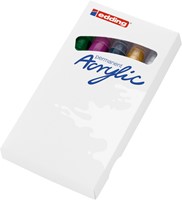 Acrylmarker edding e-5100 medium metallic assorti set à 5 stuks-2