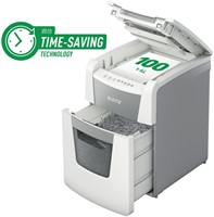 Papiervernietiger Leitz IQ Auto+ Small Office 100 P5 snippers 2x15mm-6