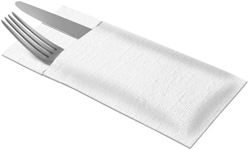 Pochette Tork Linstyle Premium 1-laags 390x390mm wit 509600-2