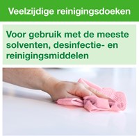 Reinigingsdoek Tork W8 Premium 1-laags 8x40 vel rood 194750-3