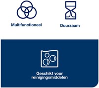 Reinigingsdoek Tork W8 Premium 1-laags 40 vel rood 194750-4