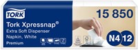 Servet Tork N4 Xpressnap Premium 1/2 vouw 2-laags 213x165mm 1000 vel wit 15850