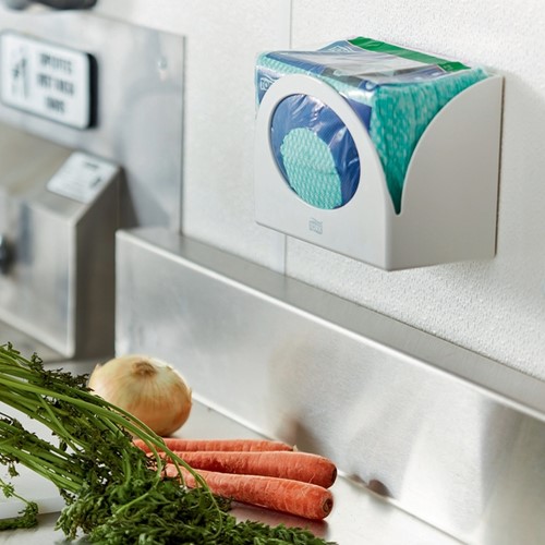 Reinigingsdoek Tork W8 Premium 1-laags 40 vel groen 194550-6