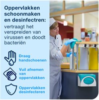 Reinigingsdoek Tork W8 Premium 1-laags 40 vel groen 194550-2