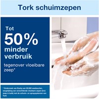 Handzeep Tork S4 Premium schuim 1000ml gevoelige huid 520701-1