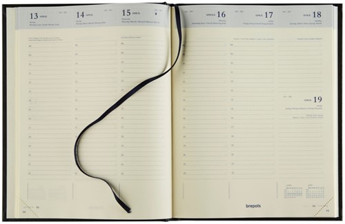 Agenda 2026 Brepols Timing Colora 7dagen/2pagina's groen, lichtblauw, donkerblauw-2