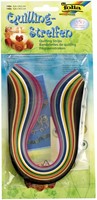 Filigraanstroken Folia 140 stuks 0.4x34.5cm en 140 stuks 0.8x34.5cm assorti kleuren