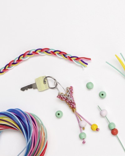 Scoubidoo touwtjes Folia 100cm 100 stuks assorti kleuren-2