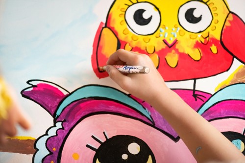 Acrylmarker edding e-5000 breed antraciet-1