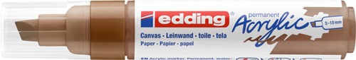 Acrylmarker edding e-5000 breed hazelnoot-2