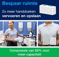 Handdoek Tork H5 PeakServe Universal 1-laags 201x225mm 12x410 vel wit 100585-3