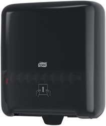 Handdoekroldispenser Tork H1 Elevation Matic zwart 551008