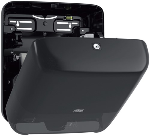 Handdoekroldispenser Tork H1 Elevation Matic zwart 551008-3