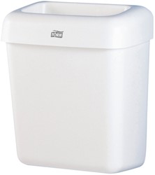 Afvalbak Tork B2 open inworp 20 liter wit 226100