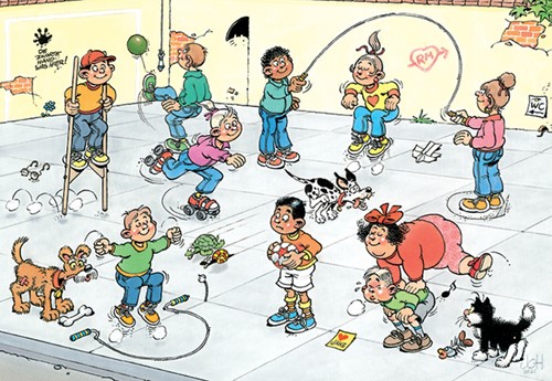 Puzzel Jan van Haasteren Junior Speelkwartiertje 240 stukjes-1