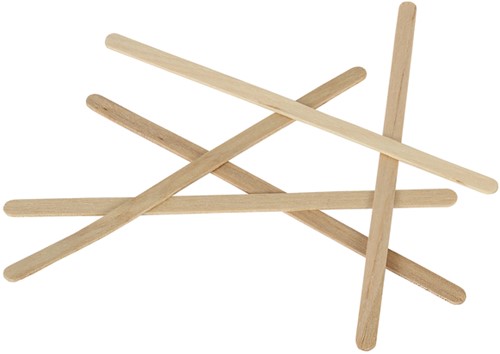 Roerstaafjes Biaretto hout 11cm 2000 stuks-2