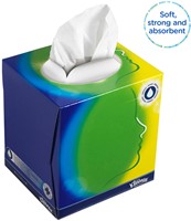 Facial tissues Kleenex kubus 3-laags 56 vel wit 8825-1