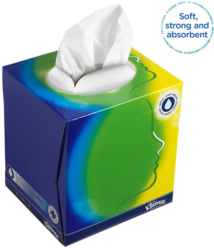 Facial tissues Kleenex kubus 3-laags 56 vel wit 8825-1