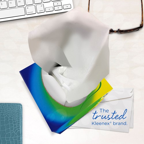 Facial tissues Kleenex kubus 3-laags 56 vel wit 8825-4