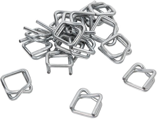 Metalen gespen IEZZY tbv textielband 13mm 1000 stuks