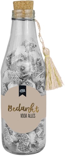 Momenten fles Bedankt - kraft