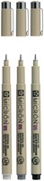 Fineliner Sakura Pigma Micron 05 set zwart & grijs 3 maten-3