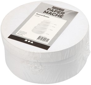 Doos Creativ Comp rond 4st Ø 8, 10, 12, 14cm, hoogte 4, 5, 6, 7cm wit-2