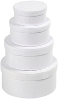 Doos Creativ Comp rond 4st Ø 8, 10, 12, 14cm, hoogte 4, 5, 6, 7cm wit-3