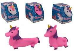 Stretch eenhoorn in display, 3 ass