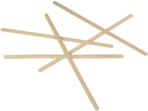 Roerstaafje IEZZY 140mm hout 1000 stuks-4