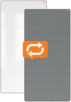 Draagbaar whiteboard en memobord Nobo Move & Meet 90x180cm-14