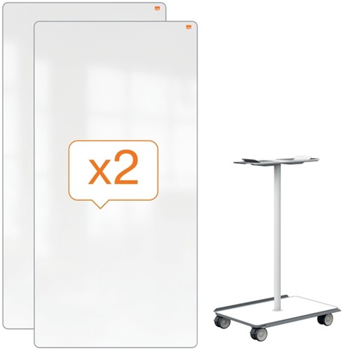 Whiteboard systeem Nobo Move & Meet 90x180cm-9