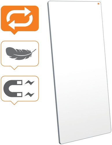 Whiteboard Nobo Move & Meet 90x180cm grijs-9