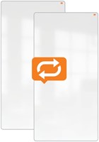 Whiteboard Nobo Move & Meet 90x180cm grijs-10