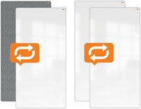 White- en Memobord systeem Nobo Move & Meet 90x180cm-6