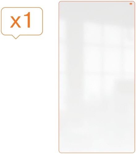 Whiteboard Nobo Move & Meet 90x180cm oranje-8