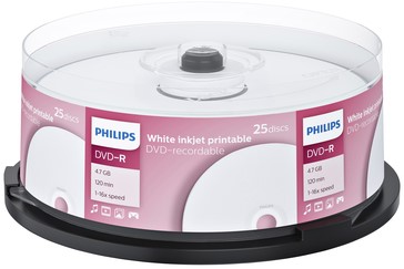 DVD-R Philips 4.7GB 16x IW SP 25 stuks