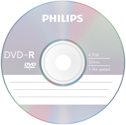DVD-R Philips 4.7GB 16x SP 50 stuks-2