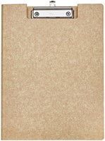 Klembordmap MAULbalance A4 staand sterk 3mm karton met houtstructuur